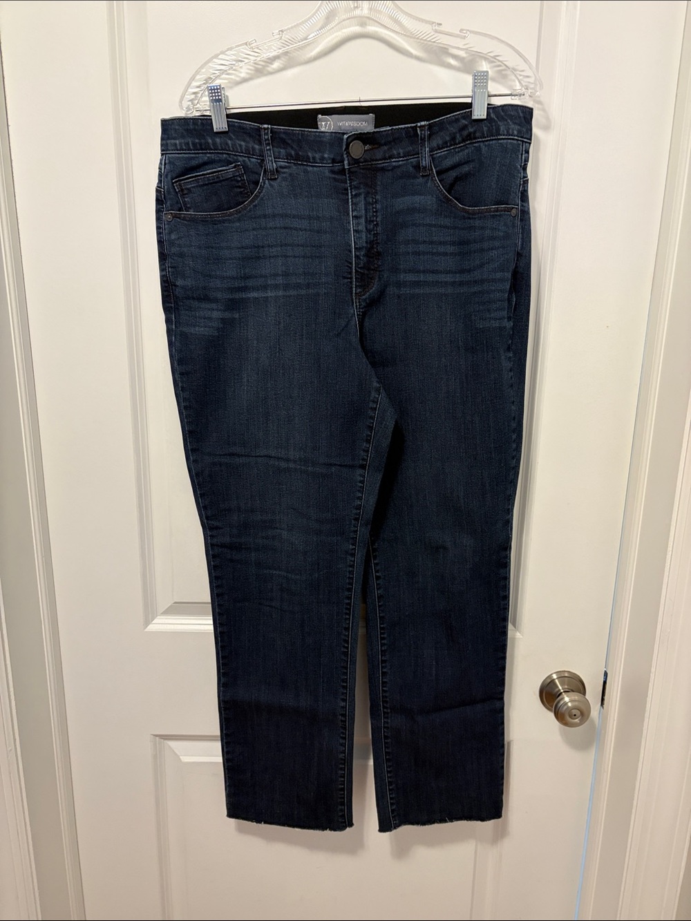 Wit & Wisdom Dark Indigo Straight Leg Women’s Jeans -size 14